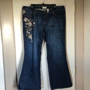 Venezia brand Embroidered Jeans
